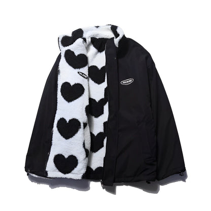 ANNI | DOUBLE-SIDED HEART COAT