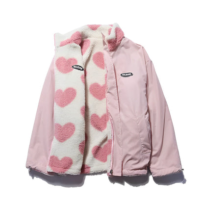 ANNI | DOUBLE-SIDED HEART COAT